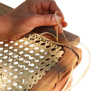 Canne de rotin naturelle 4 mm - Bobine de 500 gr