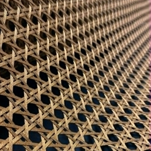 cannage coton dore   l 80 cm