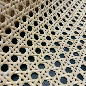 cannage 1 2 maille blanchi   l 40 cm